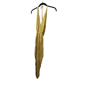NWT Hawaii's Finest Romper Small Yellow Aloha Collection